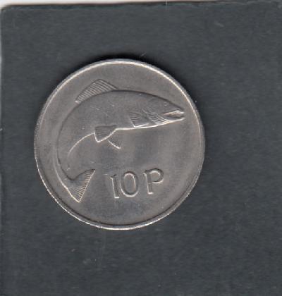 Beschrijving: 10 Pence FISH   